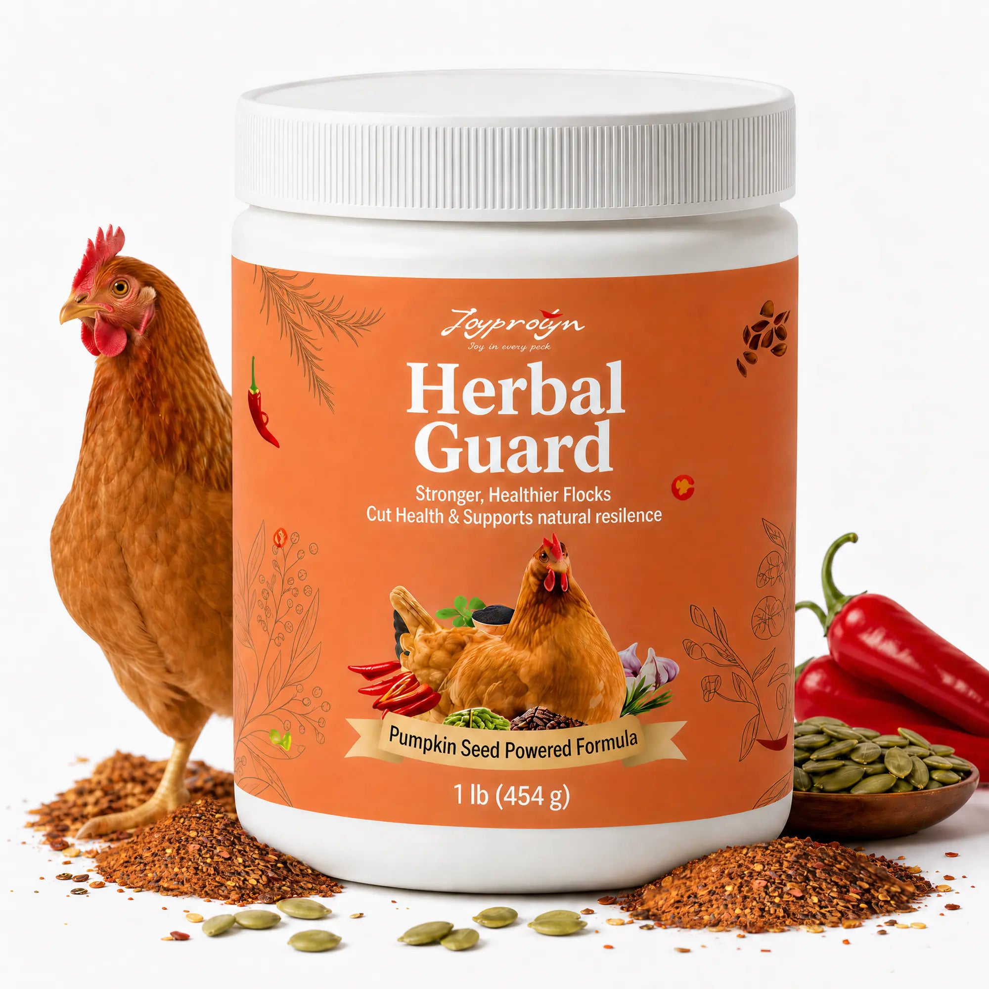 Joyprotyn Herbal Guard – Natural Chicken Wormer & Poultry Supplement
